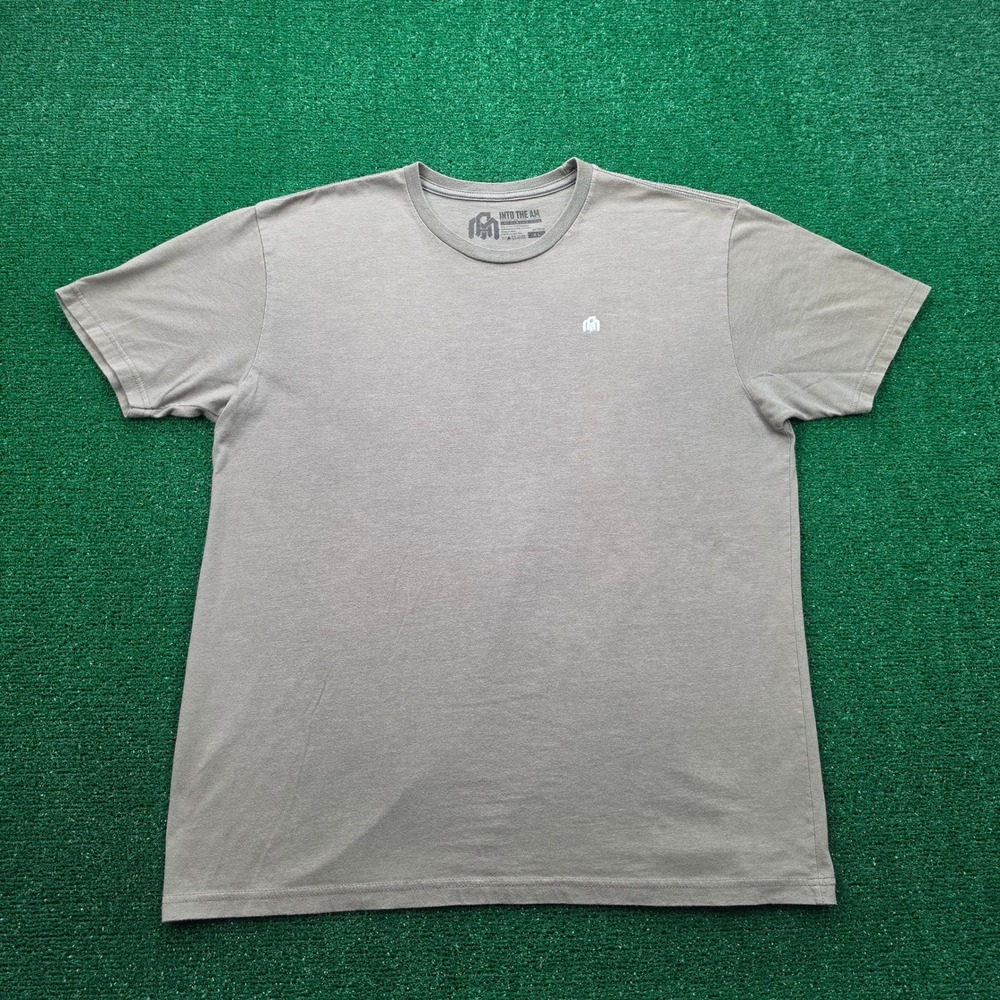 INTO THE AM Premium Basic Tshirt Mens XL Green Sage Short Sleeve Casual Tee